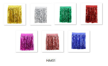 SAIA HAVAIANA 40CM METALIZADA UN SILVER