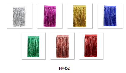 SAIA HAVAIANA 60CM METALIZADA UN SILVER