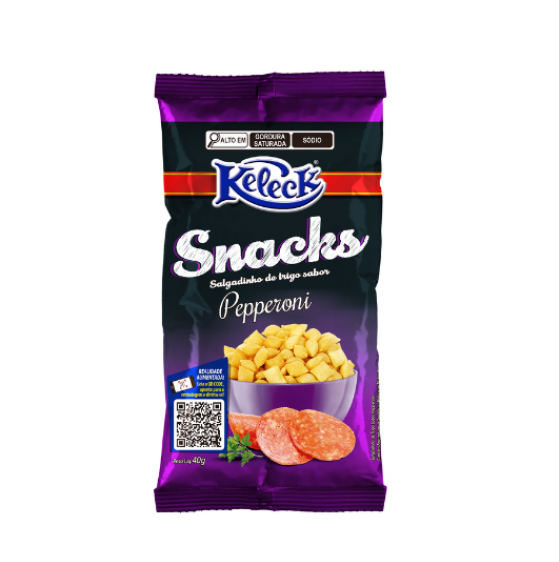 SALGADINHO APERITIVO PEPPERONI 40G KELECK