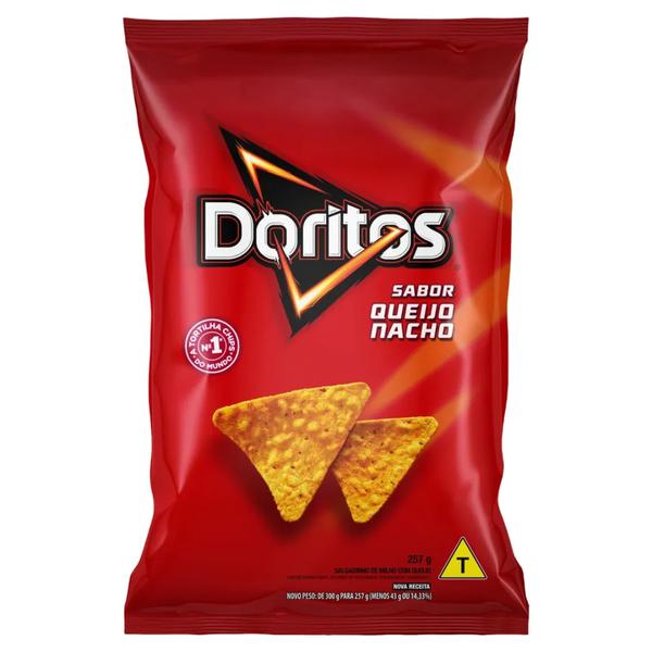 SALGADINHO DORITOS 257G QUEIJO NACHO ELMA CHIPS