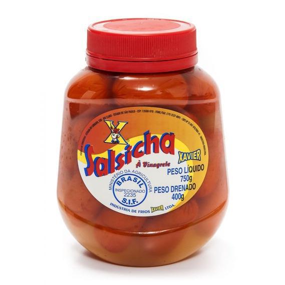 SALSICHA VINAGRETE TIPO APERITIVO 400G XAVIER