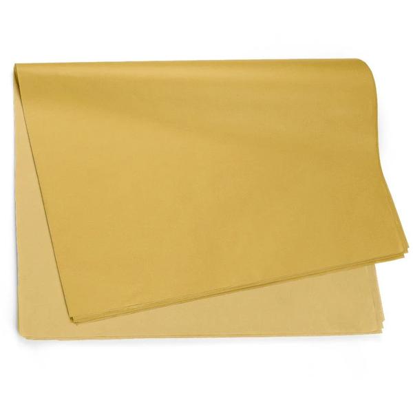 SEDA LISO 49X69CM OURO UN PACKPEL