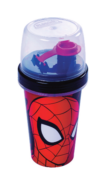 SHAKEIRA 320ML HOMEM ARANHA UN PLASUTIL