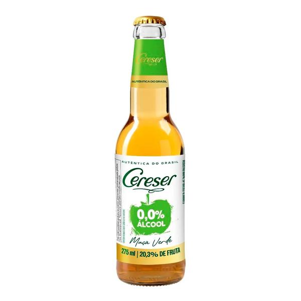 SIDRA LONG NECK MACA VERDE SEM ALCOOL 275ML CERESER