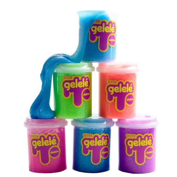 SLIME GELELE GLITTER POTE 152G UN