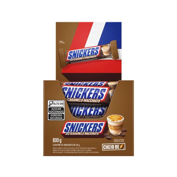 SNICKERS CARAMELO MACCHIATO 40GX20UN MARS