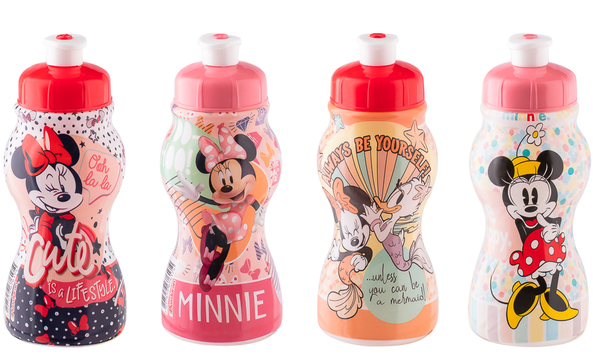SQUEEZE SLEEVE 250ML MINNIE MOUSE UN PLASUTIL