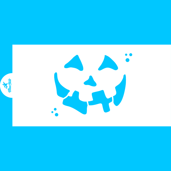 STENCIL HALLOWEEN ABOBORA UN BLUESTAR