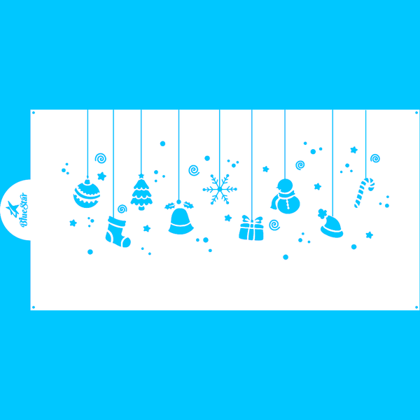 STENCIL NATAL PENDENTES UN BLUESTAR