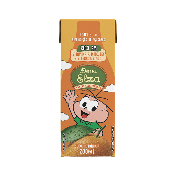 SUCO LARANJA  200ML DONA ELZA