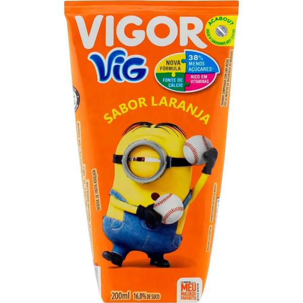 SUCO LARANJA 200ML VIGOR