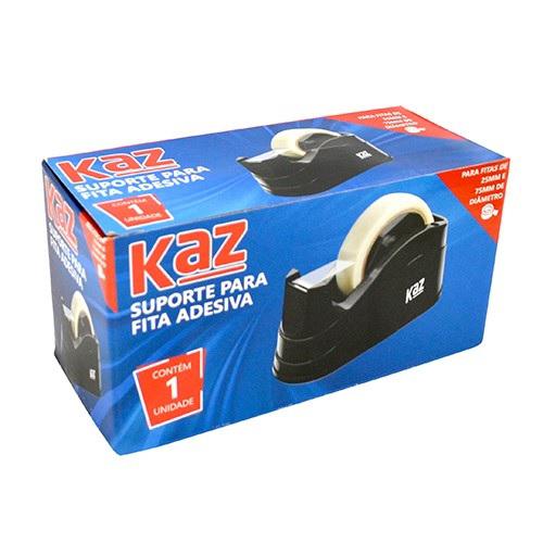 SUPORTE PARA FITA ADESIVA 19X50 M PRETO UN KAZ