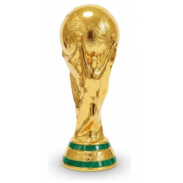 TAÇA DECORATIVA DOURADA METALIZADA UN MIRANDINHA