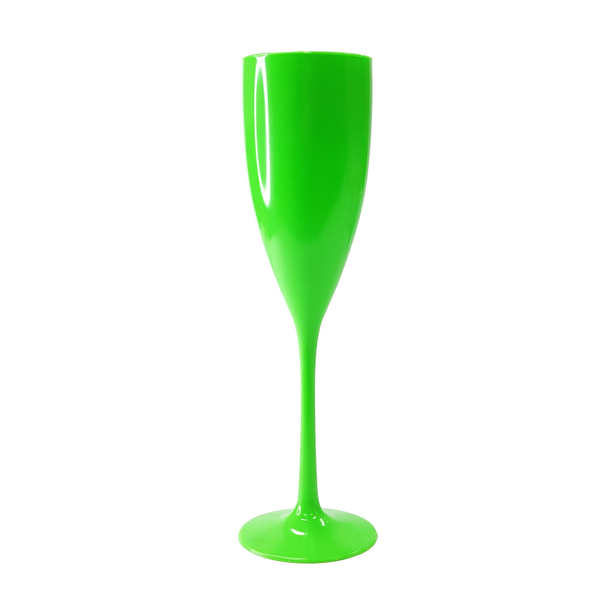 TACA DE CHAMPAGNE 180ML VERDE NEON UN LSC TOYS