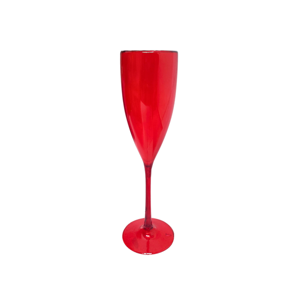 TACA DE CHAMPAGNE 180ML VERMELHO UN LSC TOYS