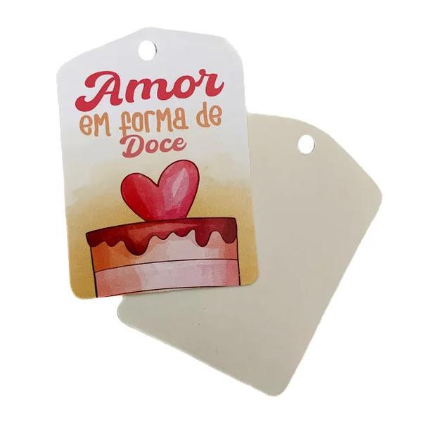 TAG DECORATIVA AMOR FORMA DE DOCE 10UN HIPER