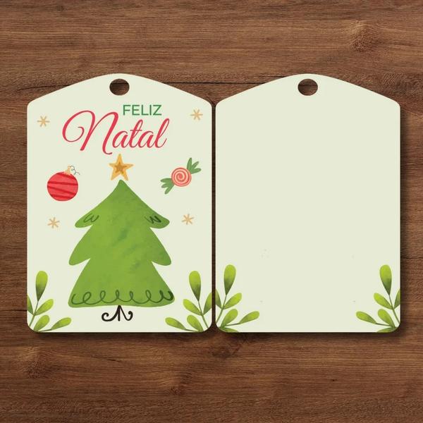 TAG DECORATIVA FELIZ  NATAL 10UN HIPER