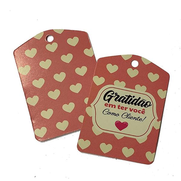 TAG DECORATIVA GRATIDAO TER VOCE CLIENTE 10UN HIPER