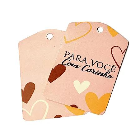 TAG DECORATIVA PARA VOCÊ COM CARINHO 10UN HIPER
