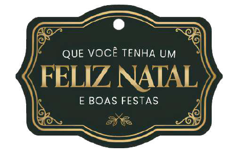 TAG TENHA UM FELIZ NATAL REF.2564 10UN STICKR