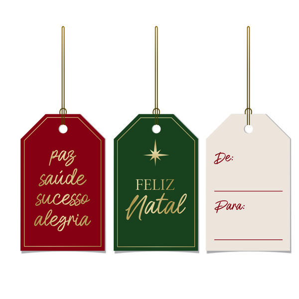 TAGS 5X8 C/HS DESEJOS NATALINOS 12UN CROMUS
