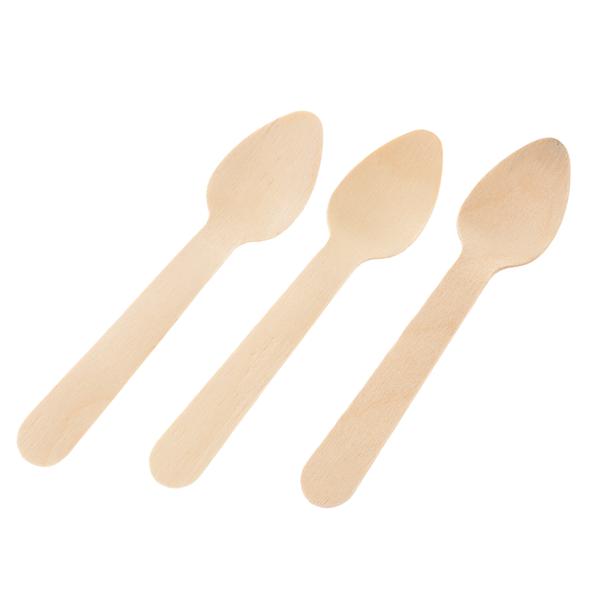 COLHER MADEIRA SOBREMESA NATURAL 10UN SILVER