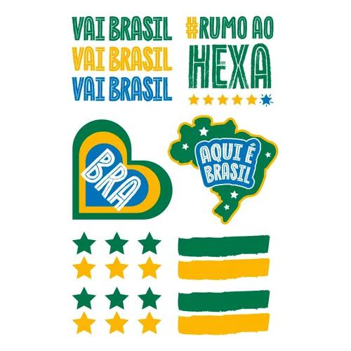 TATUAGEM DE PELE COPA DO MUNDO 02UN REGINA