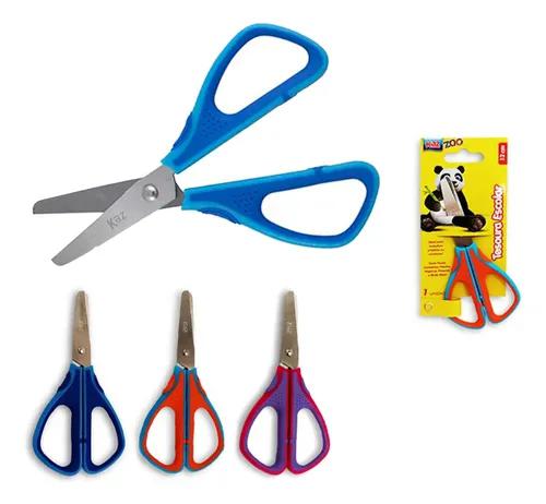 TESOURA ESCOLAR 13CM CABO EMBORRACHADO UN KAZ