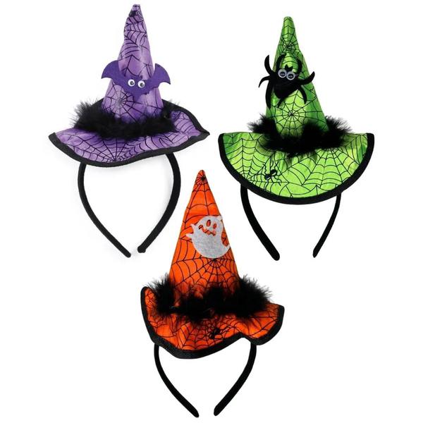 TIARA CHAPEU DE BRUXA DIVERSOS HALLOWEEN UN BPG