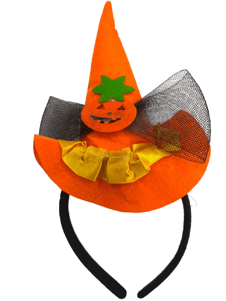 TIARA CHAPEU HALLOWEEN ABOBORA UN BPG