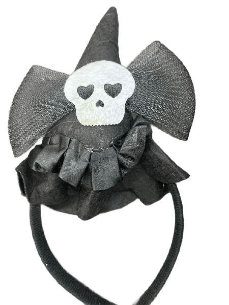 TIARA CHAPEU HALLOWEEN CAVEIRA UN BPG
