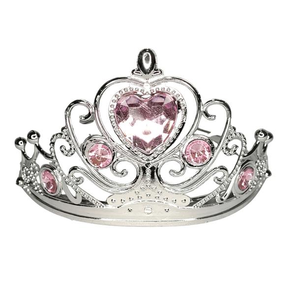 TIARA COROA PRINCESA ROSA UN PONTO DAS FESTAS