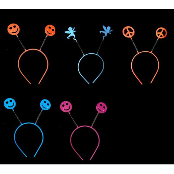 TIARA SIMBOLO NEON LUZ NEGRA UN FESTA CHIC