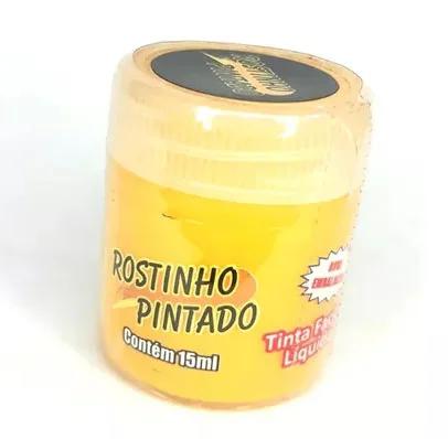 TINTA FACIAL LIQUIDA 15ML AMARELA ROSTINHO PINTADO