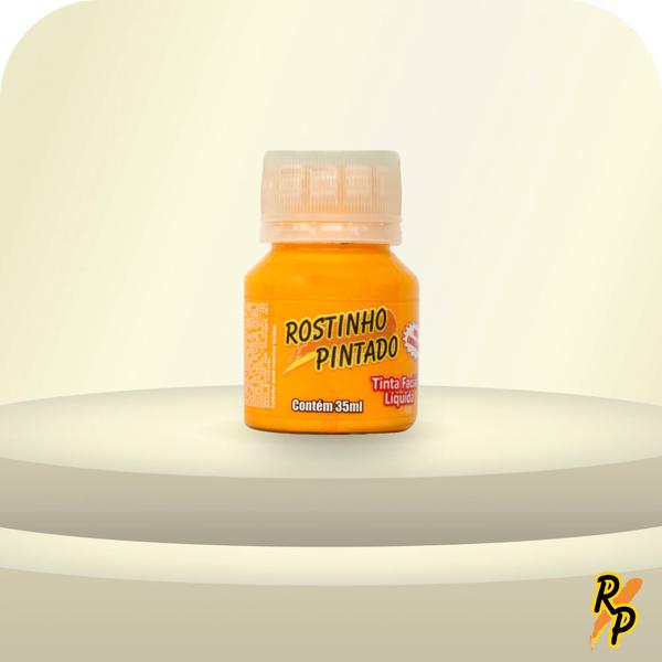 TINTA FACIAL LIQUIDA 35ML LARANJA ROSTINHO PINTADO
