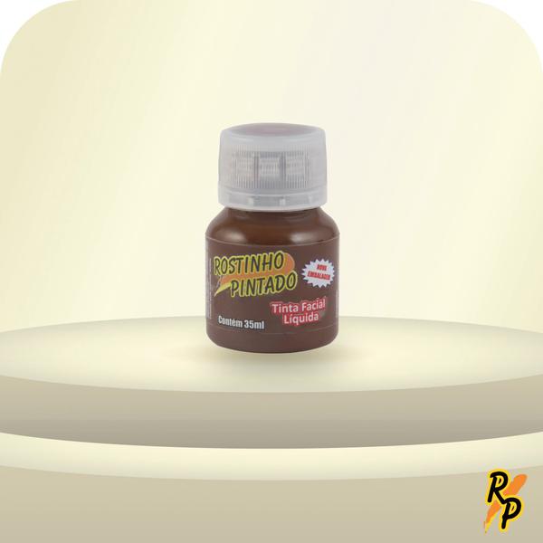 TINTA FACIAL LIQUIDA 35ML MARROM ROSTINHO PINTADO