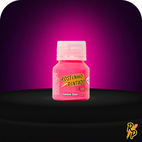 TINTA FACIAL LIQUIDA 35ML PINK  NEON ROSTINHO PINTADO