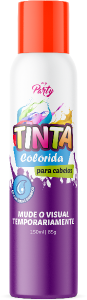 TINTA SPRAY PARA CABELO VERMELHO NEON 150ML AEROFLEX