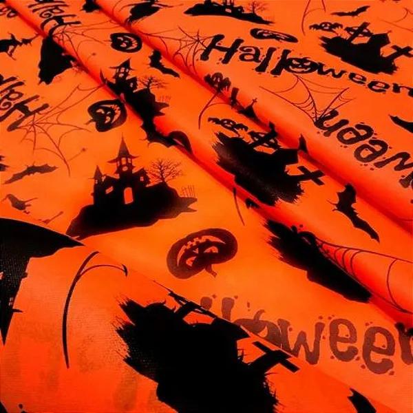 TNT ESTAMPA REF.1001H HALLOWEEN TUMULO LARANJA/PRETO MJ