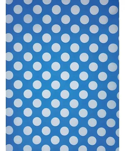 TNT ESTAMPA REF.1018F AZUL POA BRANCO