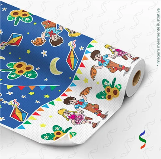 TNT ESTAMPA REF.1271A TOALHA JUNINA METRO SUPPER