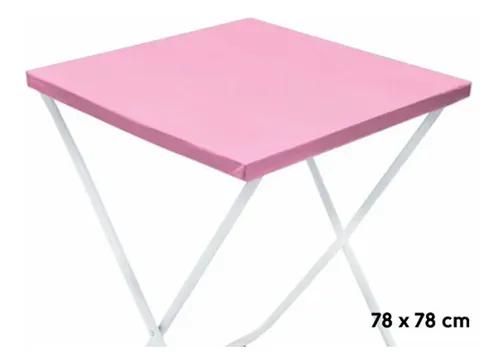 TOALHA PEROLIZADA 78X78 ROSA 10UN CORES