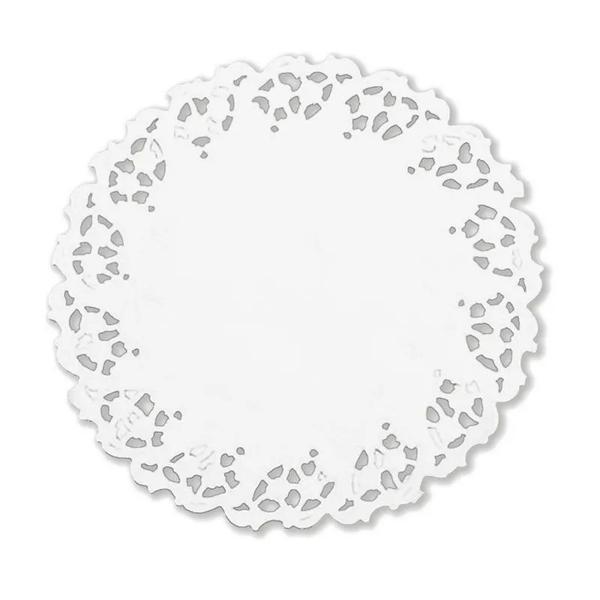 TOALHA RENDADA 12,5CM BRANCA 50UN BPG