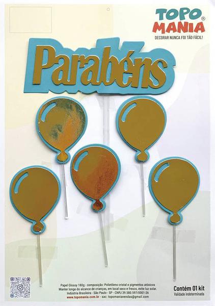 TOPO BALAO AZUL CLARO UN TOPO MANIA