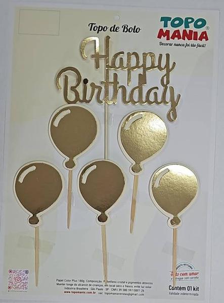 TOPO BALAO HAPPY BIRTHDAY MARFIM UN TOPO MANIA