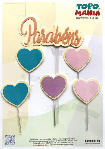 TOPO CORACAO CORES E MARFIM UN TOPO MANIA