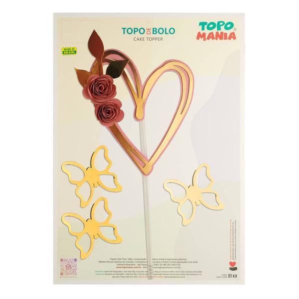 TOPO CORACAO RASCUNHO ROSE UN TOPO MANIA