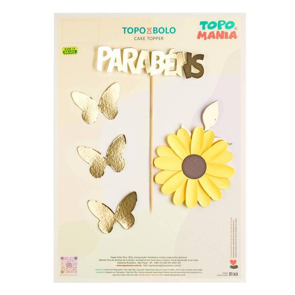 TOPO PARABENS GIRASSOL UN TOPO MANIA