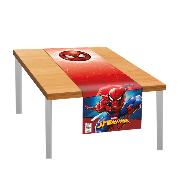 TRILHO DE MESA TECIDO 40X200CM HOMEM ARANHA UN REGINA