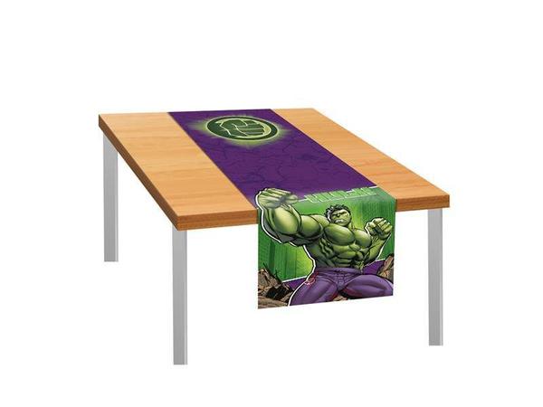 TRILHO DE MESA TECIDO 40X200CM HULK UN REGINA